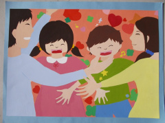 竝木衣久美平成25年度家庭の日絵画展優秀賞