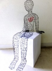 ６第18回高校生国際美術展覧会　佳作　3年　小山如月「トウメイナワタシ」　