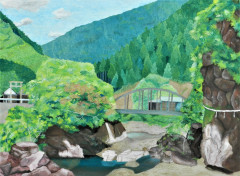 ２年　松下真依「山間の村」第38回近畿高校総合文化祭奨励賞