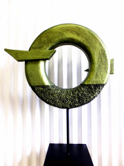 3年-湯川佳応理-「ライジング」2019近畿高校総合文化祭　奨励賞　第68回和歌山市美術展　入選-