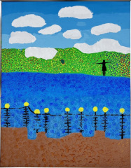 ｢二つの世界｣-1年　吉川絢花